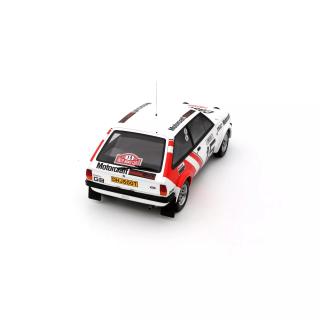 Ford Fiesta 1600 Gr.2 Rallye Monte Carlo 1979  FORD FIESTA 1600 GR.2 #15 R.CLARK / RALLYE MONTE CARLO 1979 OttO mobile 1:18 Resinemodell (Türen, Motorhaube... nicht zu öffnen!)